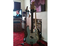 Andy&#39;s Fender Squier Precision - a great back-up bass.