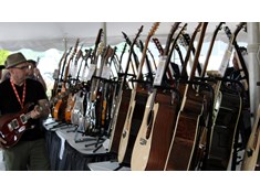 Guitars and lots of them.